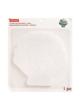 Craftsmart Etched Silicone Mold - Shell Design 1 Pc Ideal For Resin Art Projects
